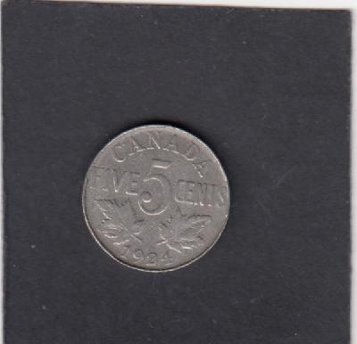 Beschrijving: 5 Cent GEORGIUS V